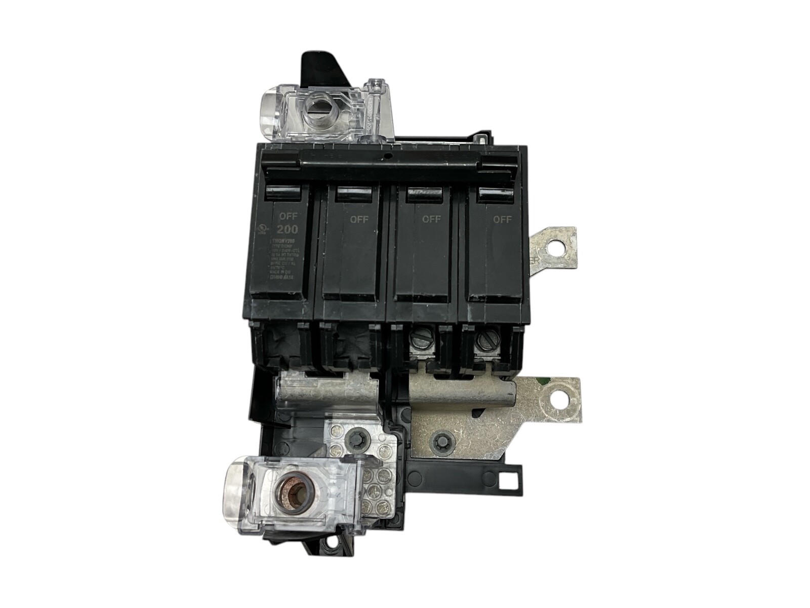 One GE THQMV200 200 Amp 2 Pole Main General Electric Circuit Breaker 120/240 VAC