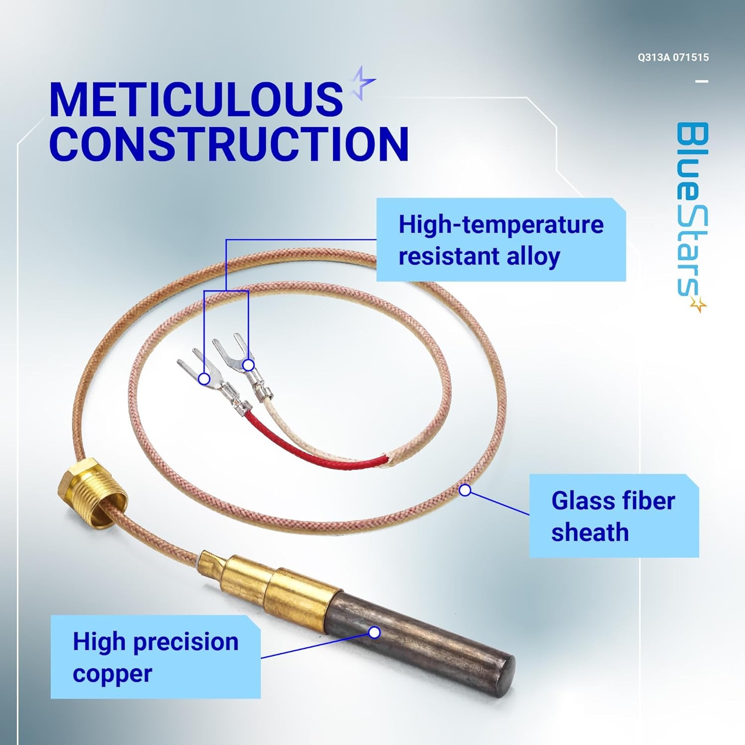 For Migali/Atosa FRYER THERMOPILE 24″ 60cm Part# 301030006 High Quality US Stock