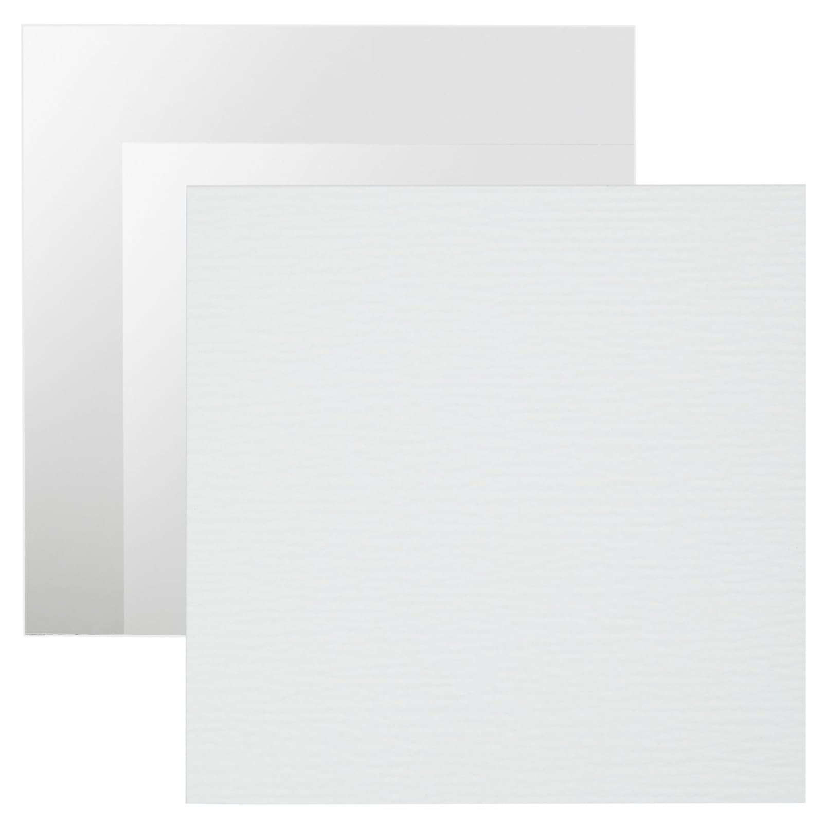 Bright Creations 60-Pack Square Mirror 2 Inch (Pack of 60), Transparent