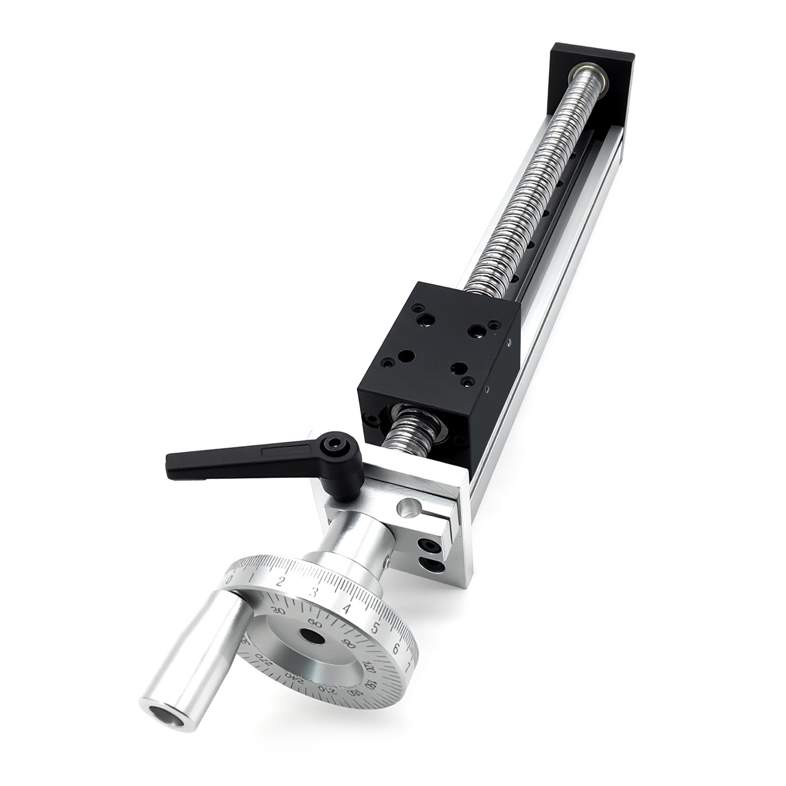 CNC Manual Linear Rail Guide Motion Slide Stage 100-300mm Aluminum Slide table