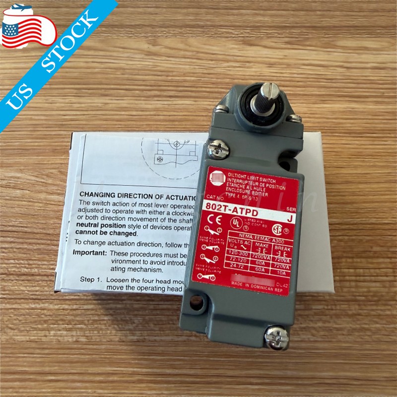 New OilTight Limit Switch Series J NIB For Allen Bradley 802T-ATPD 802TATPD