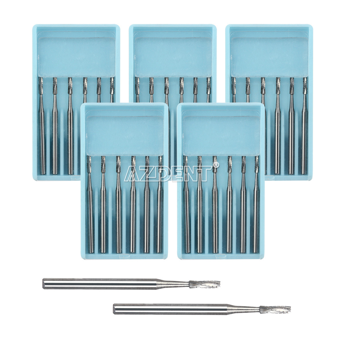 Dental 557 FGOS Surgical Carbide Burs 25mm Length FG-557XL 6Pcs/Box