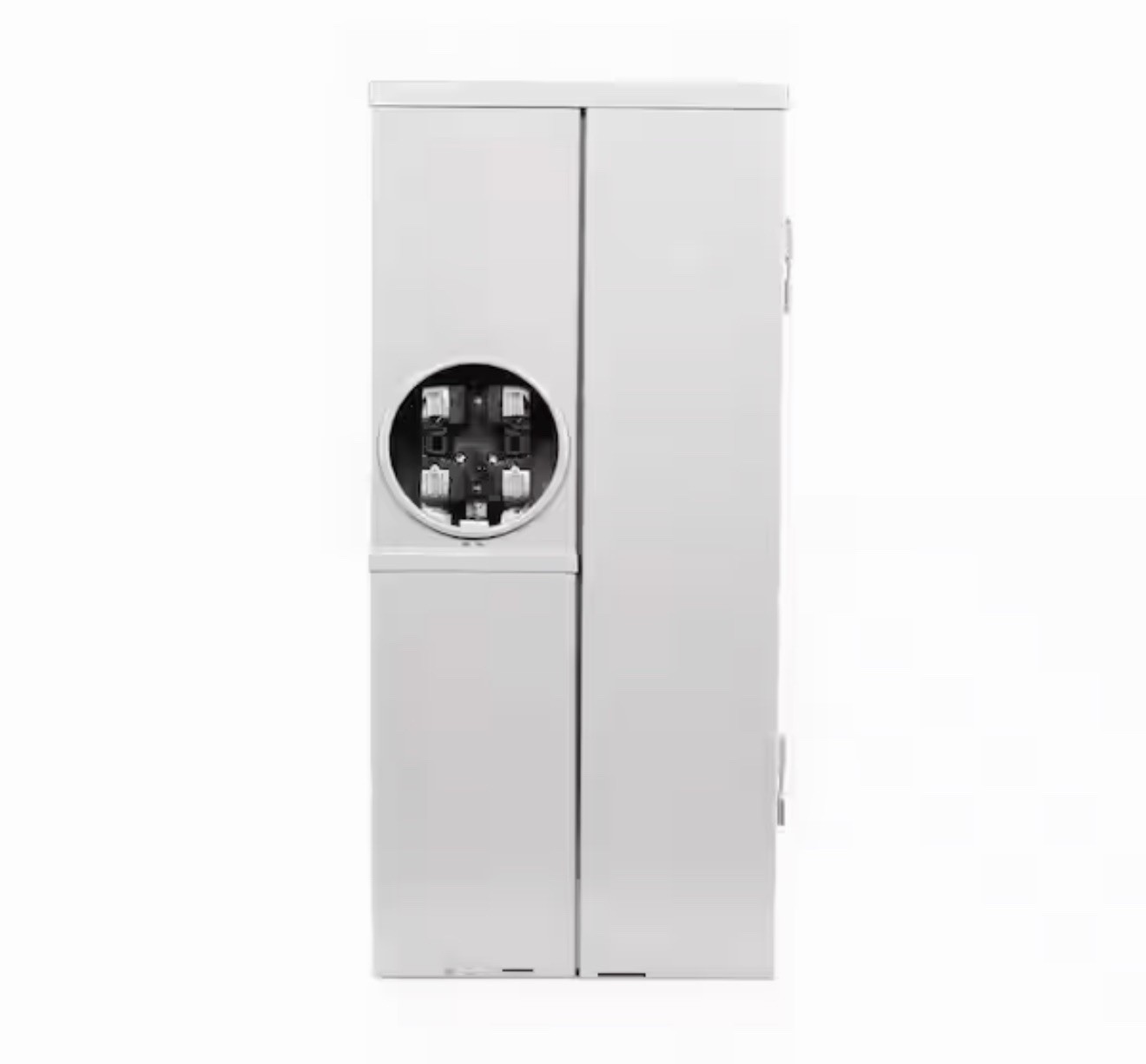 Outdoor 200 Amp 20-Space 40-Circuit Main Brkr Ring Surface Meter Socket Load Cen