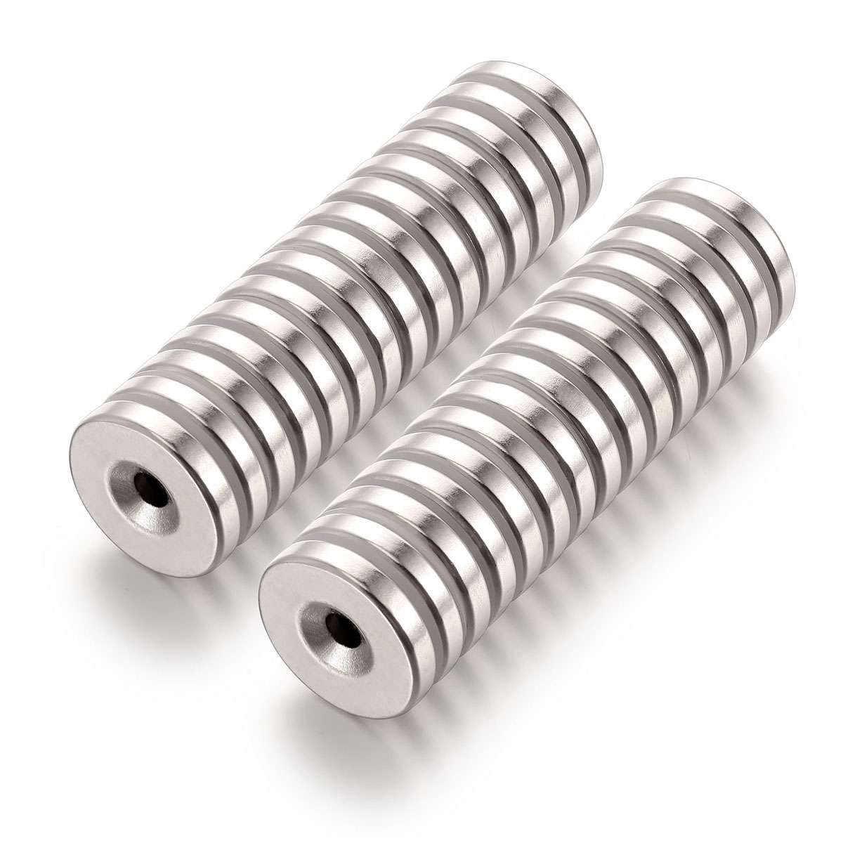 10/20/50x Strong Countersunk Ring Magnets 25 x 5mm Hole 5mm Rare Earth Neodymium