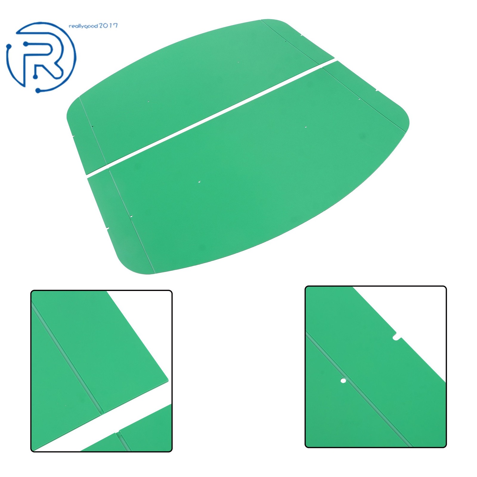 For John Deere 2″ x 2″ or 2″ x 3″ ROPS Tuff Top Tractor Canopy 52″ X 52″ Green