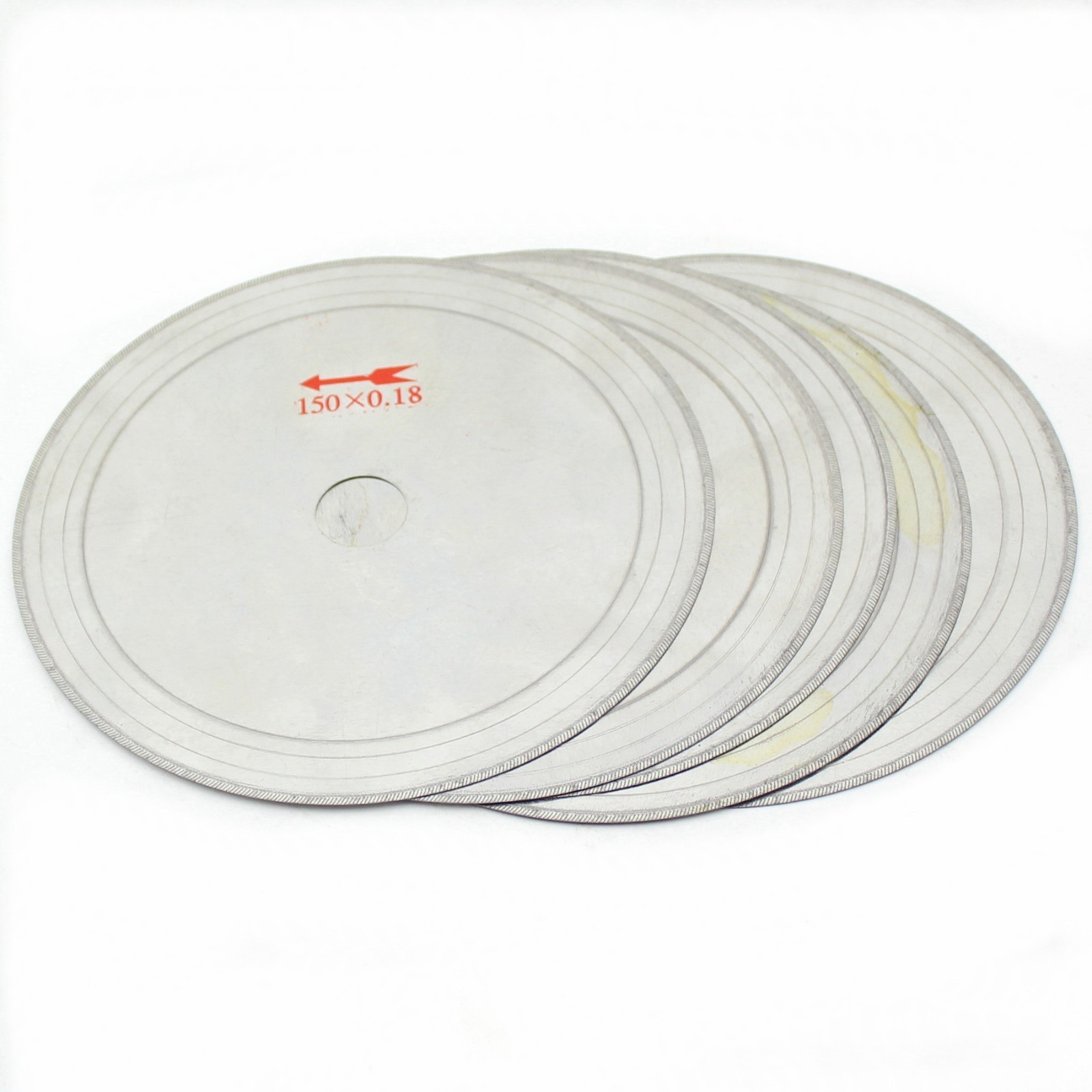 5Pcs 6″Diamond Blade lapidary saw Super-Thin Rim 0.43mm Wet Saw for Rock cutting