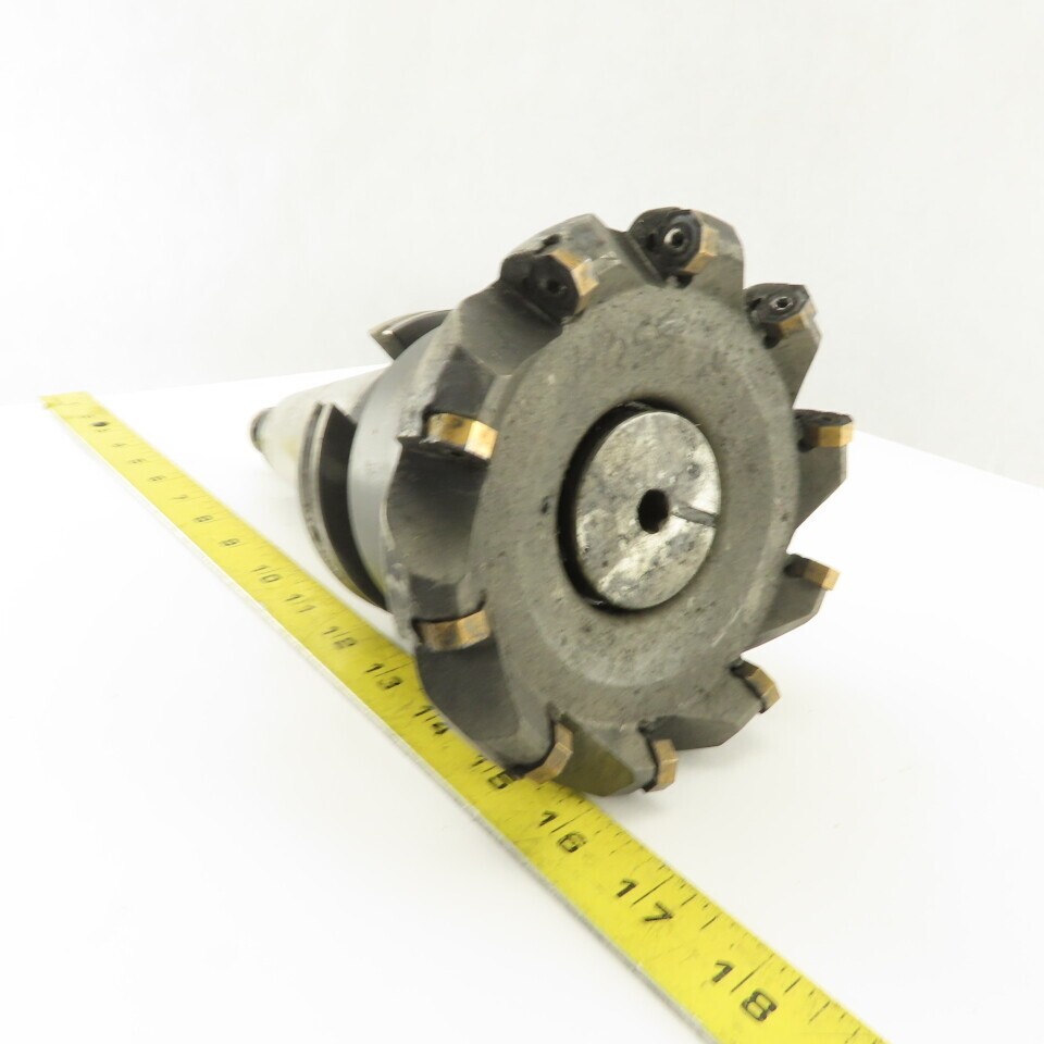 Parlec C50-15SM2 CAT 50 Tool Holder 5″ Indexing Face Mill 4″ Projection