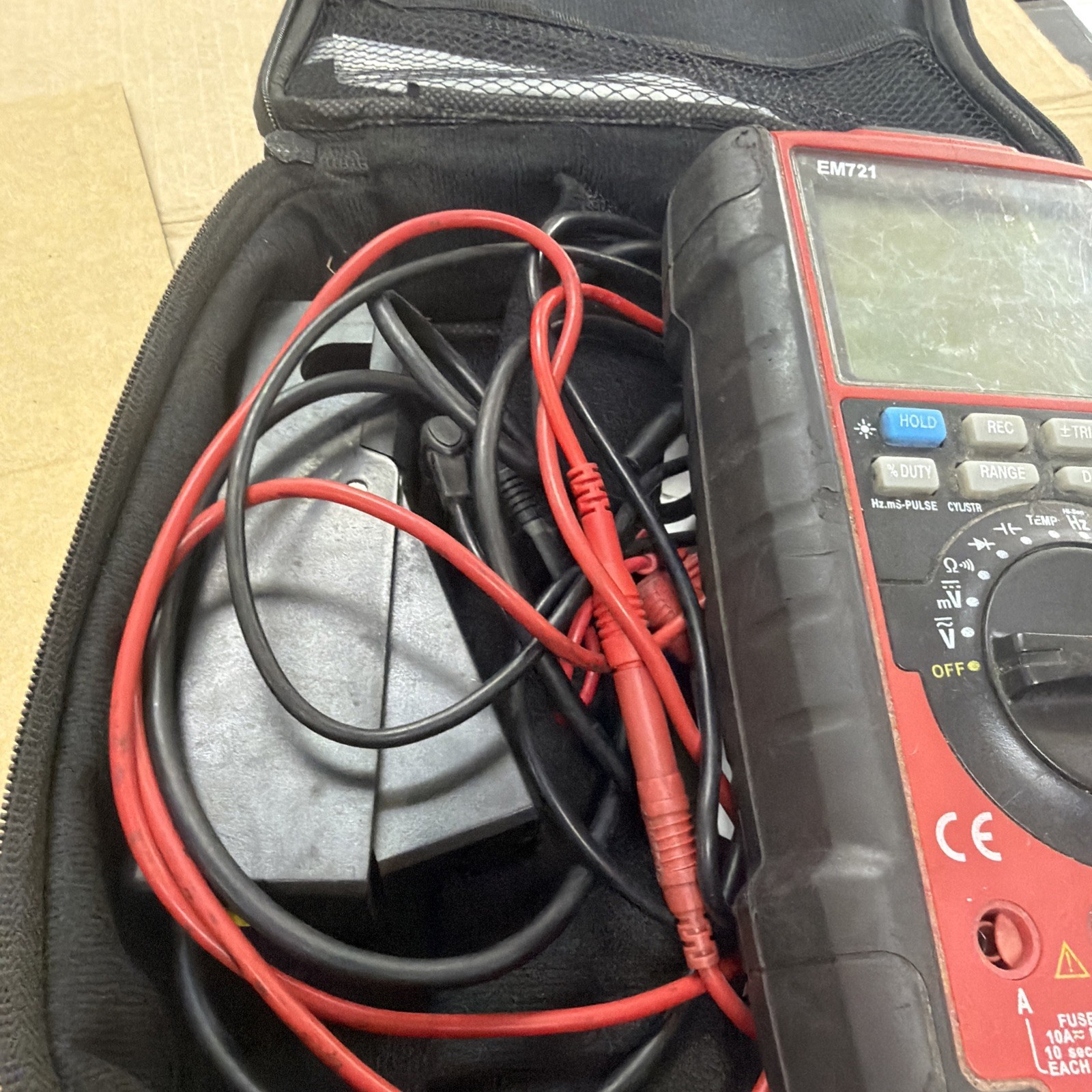 MAC Tools Digital Multimeter EM721 BACKLIT WITH LEADS