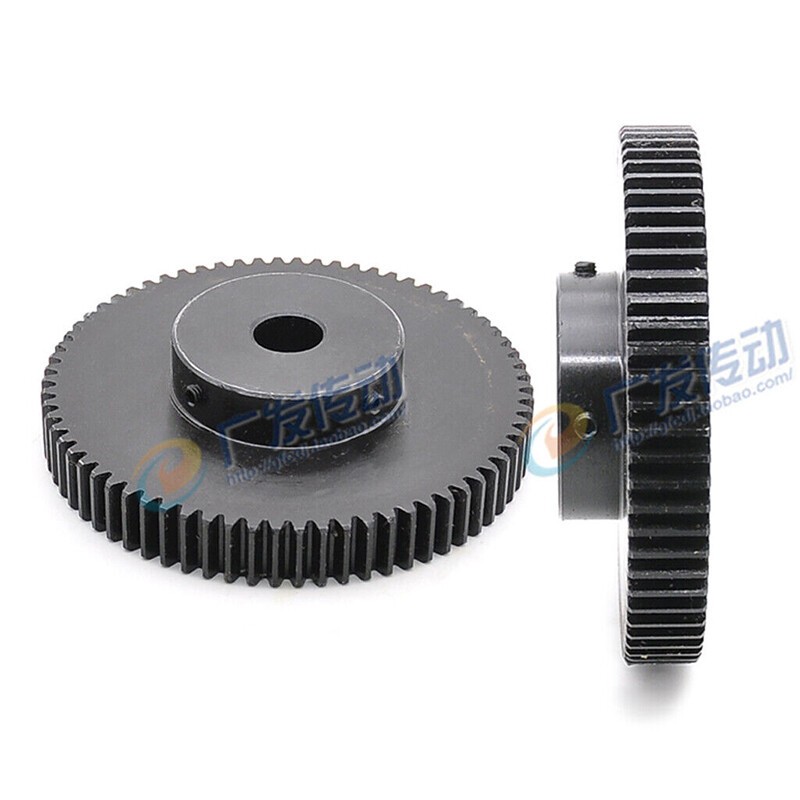 1.5Mod 45# Steel Spur Gears 10-150T Pinion Gear With Step Motor Gear Bore 5-25mm