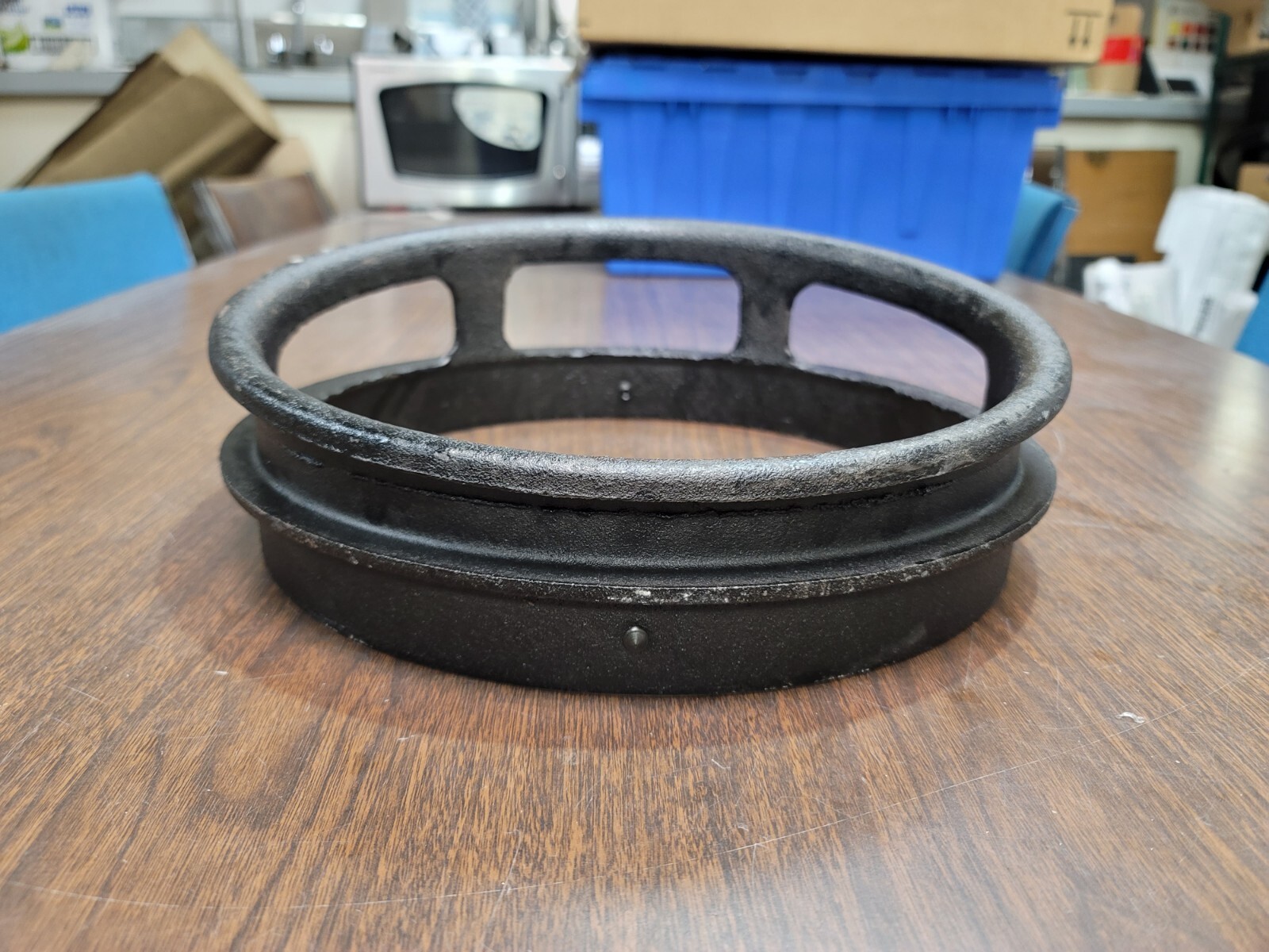 13″ Hole Cast Iron Ring Rim Replace Old Wok Ring for Chinese Wok Range