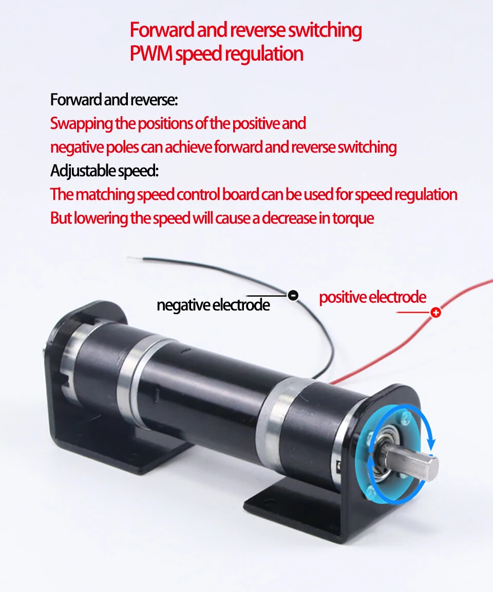 DC Geared Motor 12v24v Planetary Gearbox 32GP-31ZY Small High Torque Motor