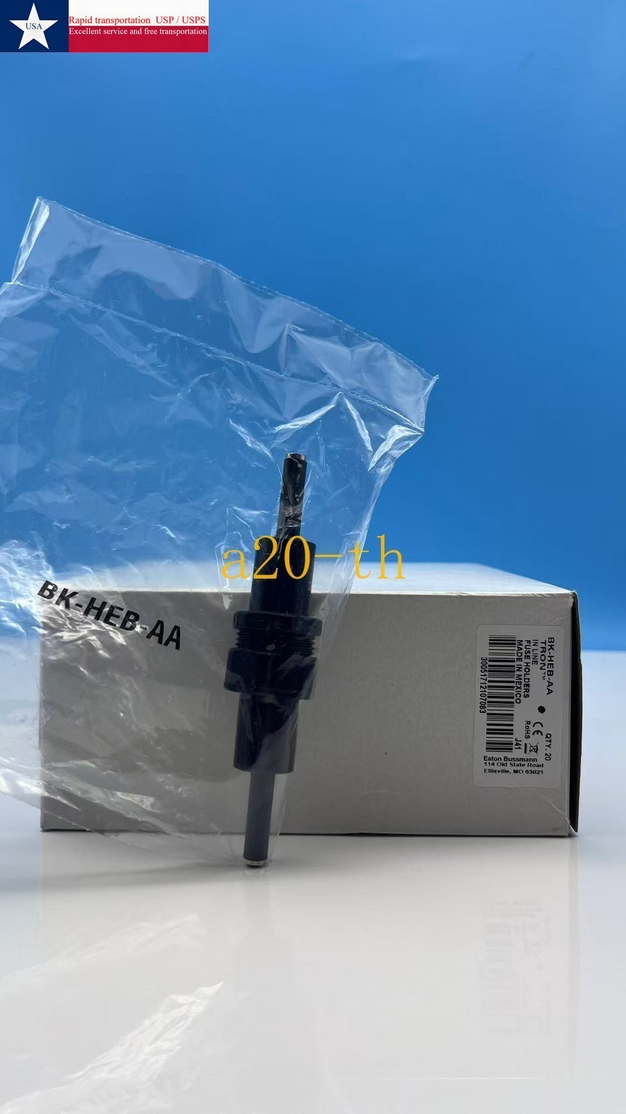 10PCS Eaton Bussmann HEB-AA 600V 30A Inline Fuse Holders Free Shipping USA