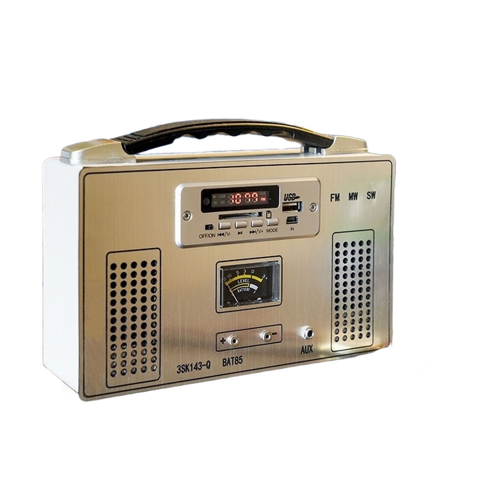 Metal Body For crystal Radio with 200x120x80mm Dimensions and For fm Support