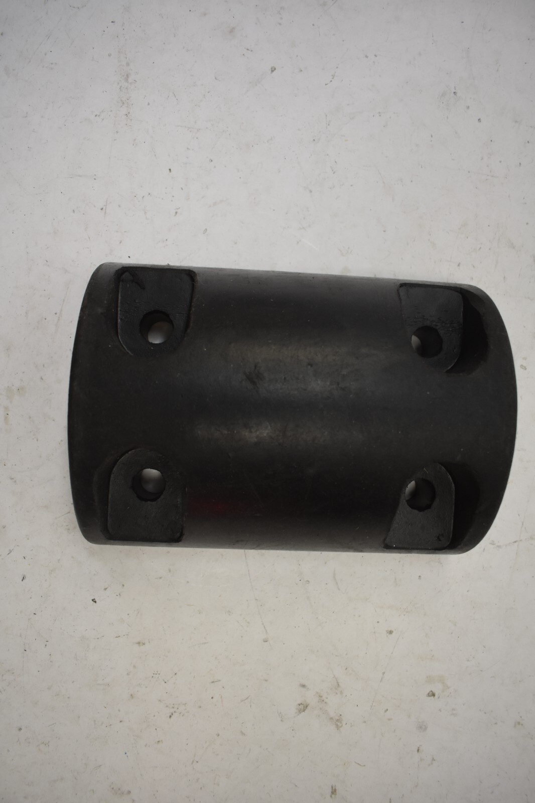 Lot of 2 Rubber Half Oval 4 Hole Dock Bumpers 8″ x 5-1/4″ x 3-5/8″ Replacements