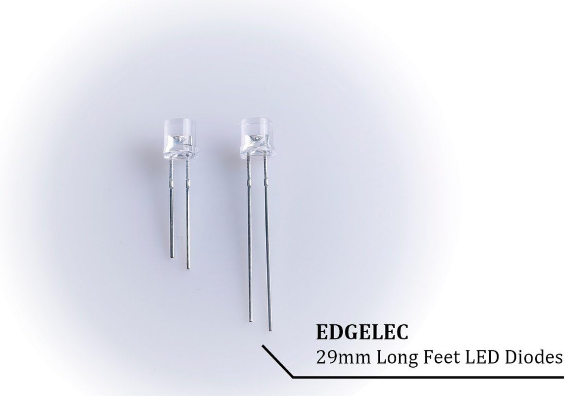 100Pcs 5Mm Red & Green Lights Bi-Color LED Diodes Common Cathode (White Lens) Di