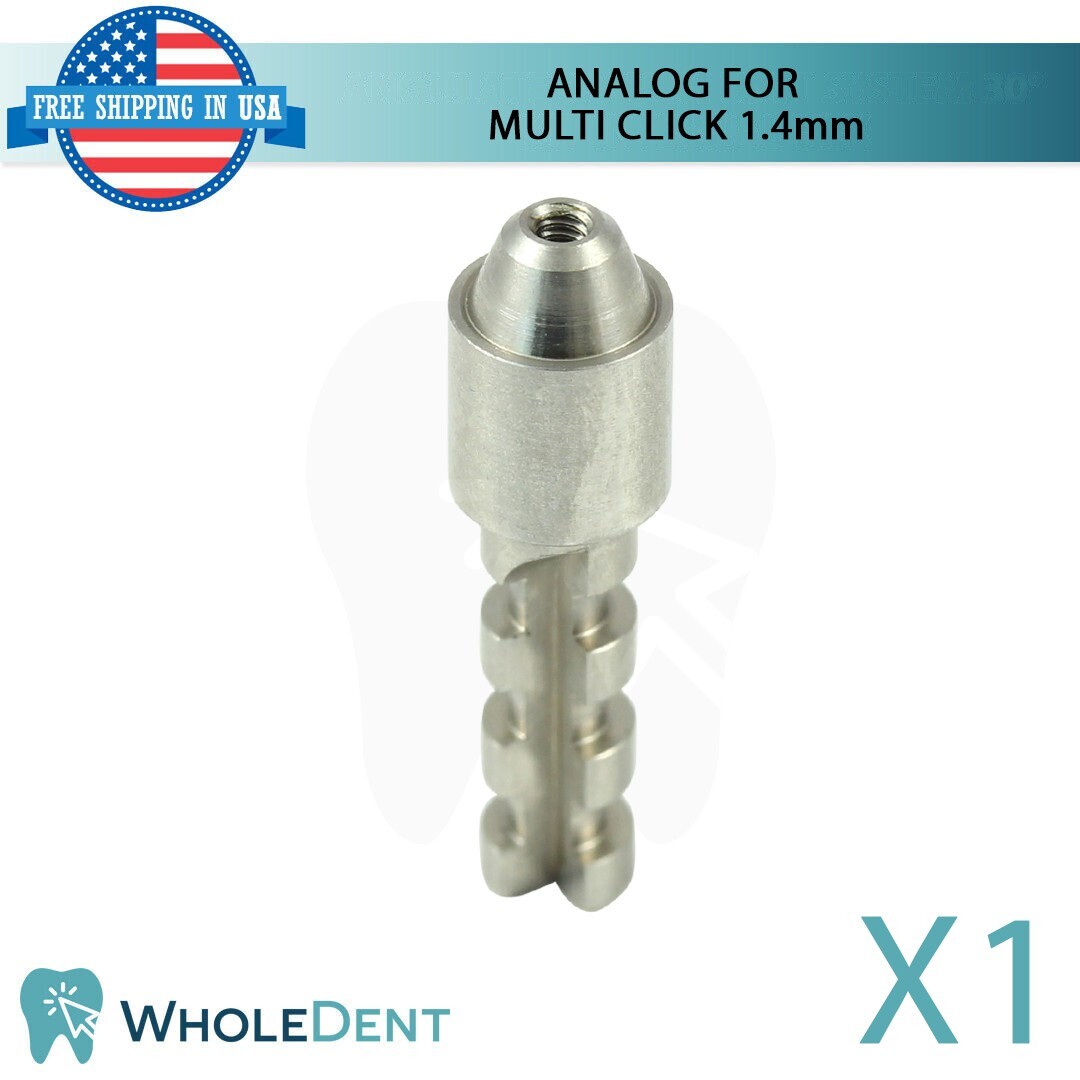 1X Analog For Multi Unit 1.4mm System Lab Prosthetics Dental Abutment Replica