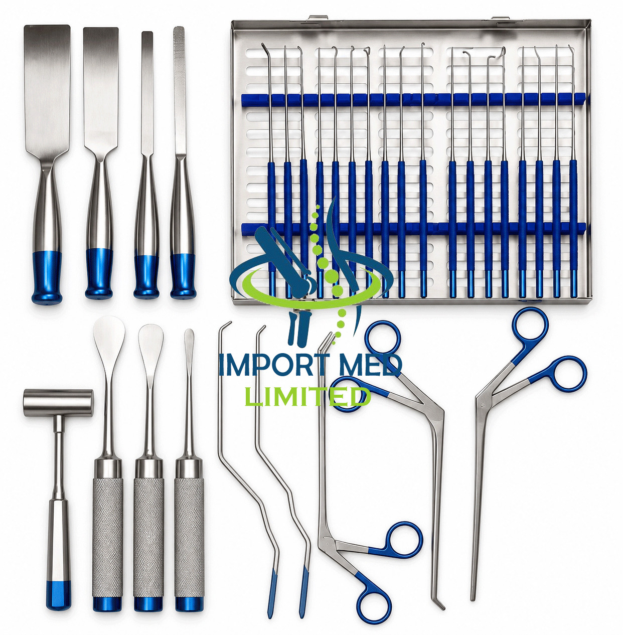 Craniotomy Spine Surgical Set 33PCS Neurosurgery Orthopedic Instruments Kit CE