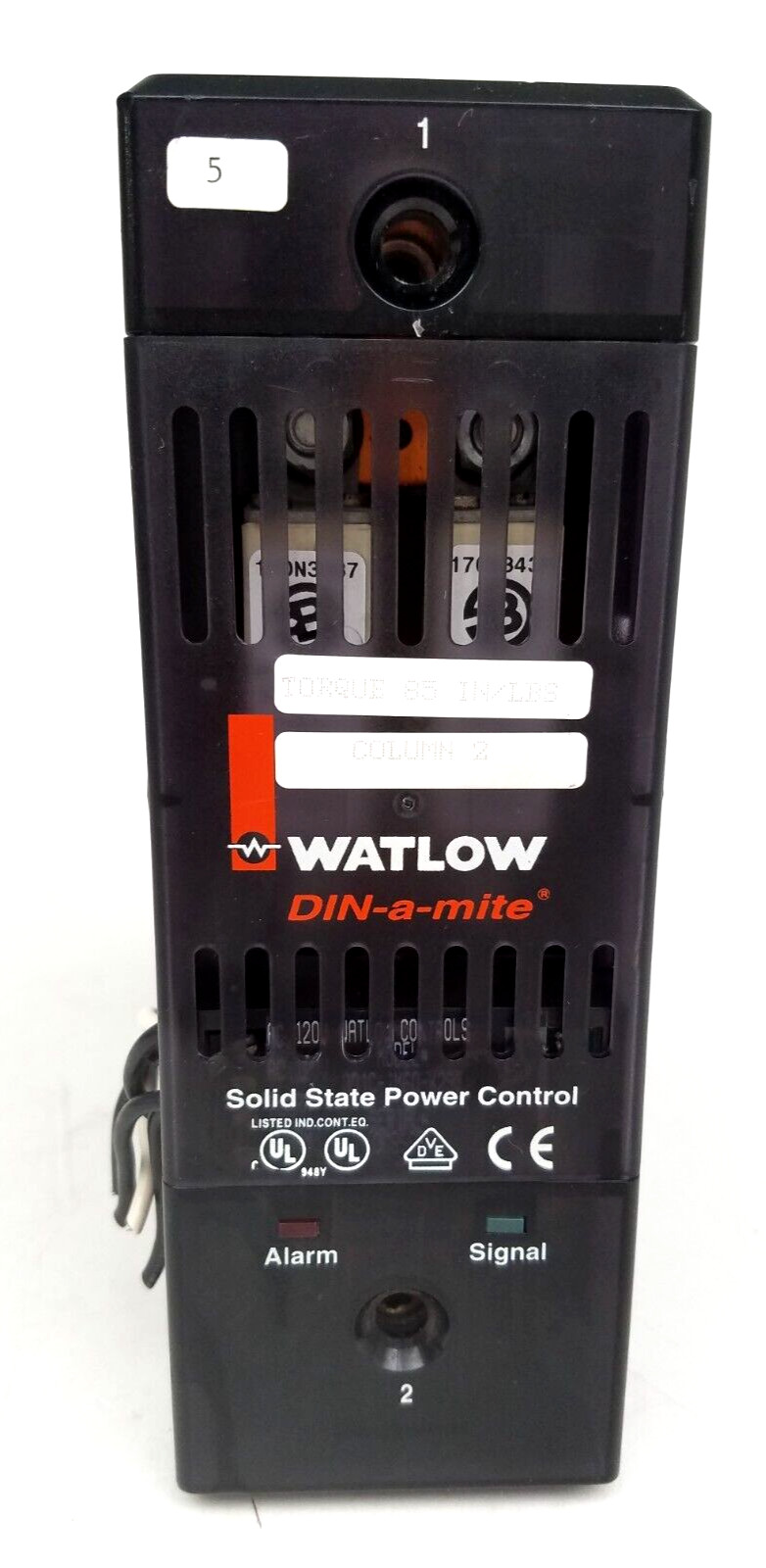 DD1C-1M60-K2S0 WATLOW DIN-a-mite 600V 100 Amp Solid State Power Control