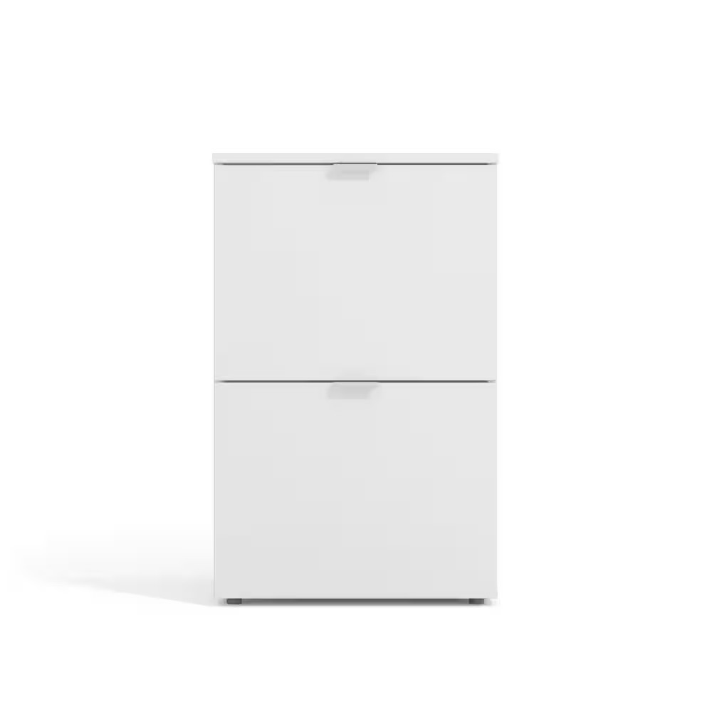 Sacaramento 2-Drawer White Hanging File Cabinet 28.7 In. H X 18.1 In. W X 17.7 I