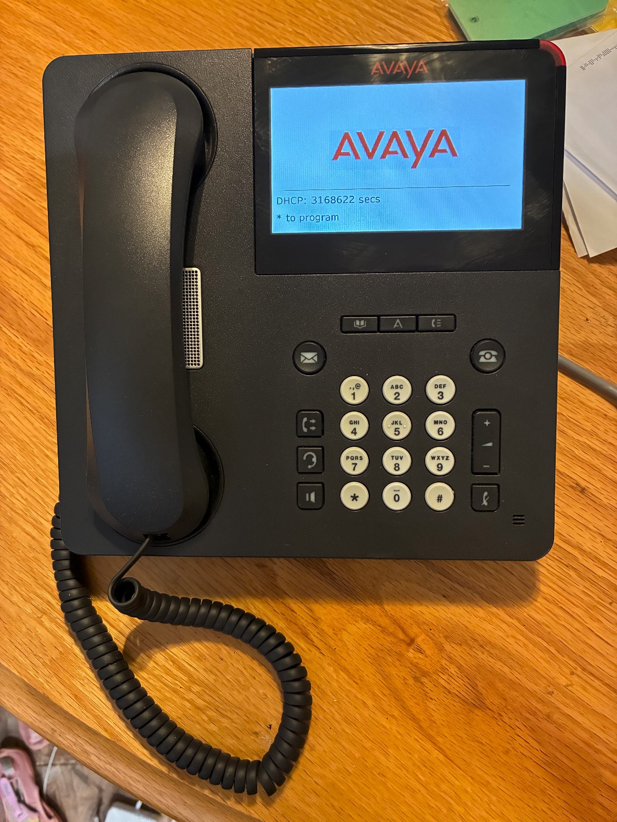 Avaya 9641GS IP Phone | Gigabit VoIP Deskphone w/ Touchscreen | HD Audio | SIP