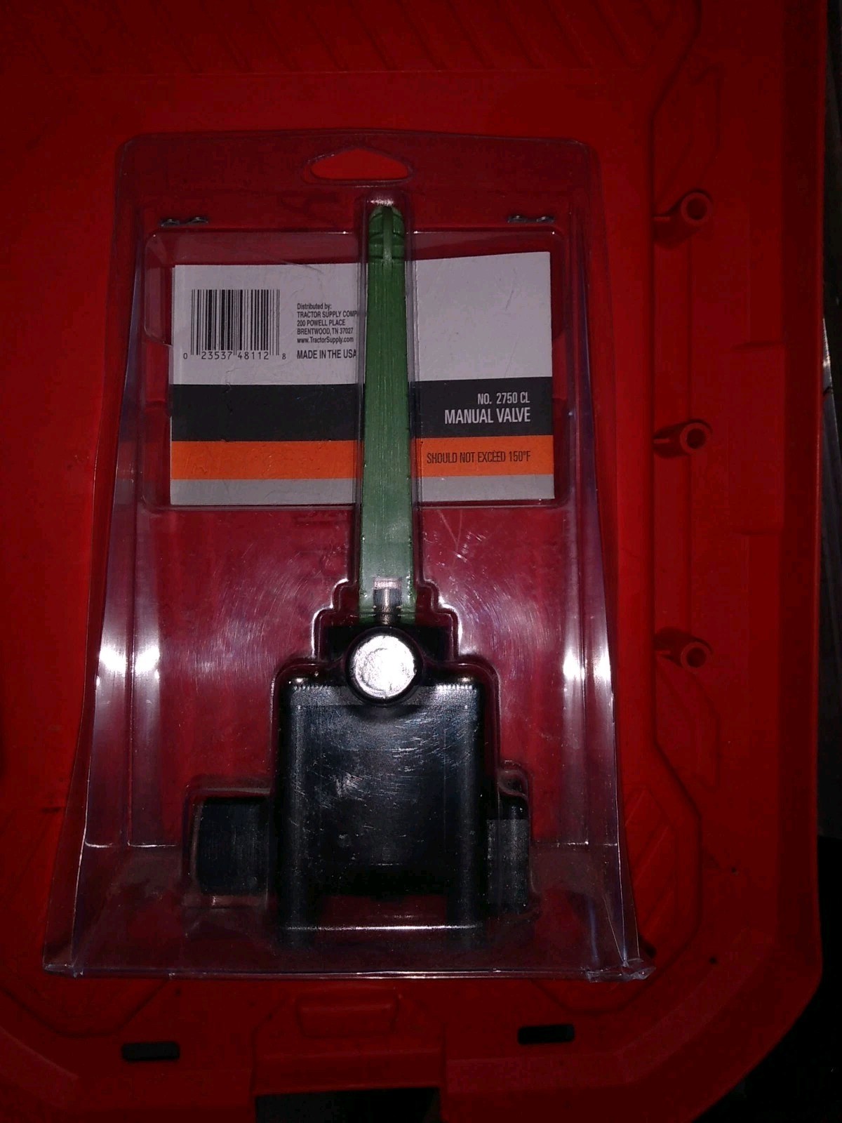 Texas Remcor 2750 2-Way Manual Valve 10 GPM 175 PSI 2101721 2750CL