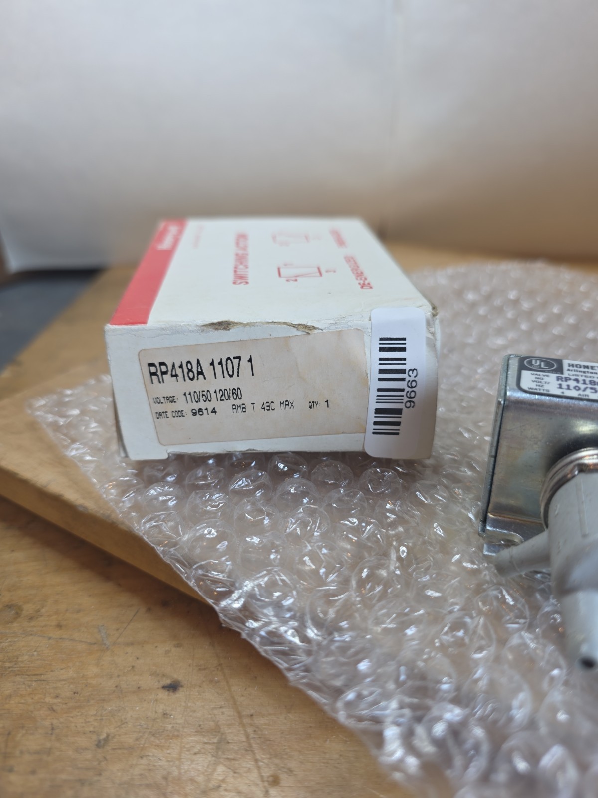 Honeywell RP418A 1107 1