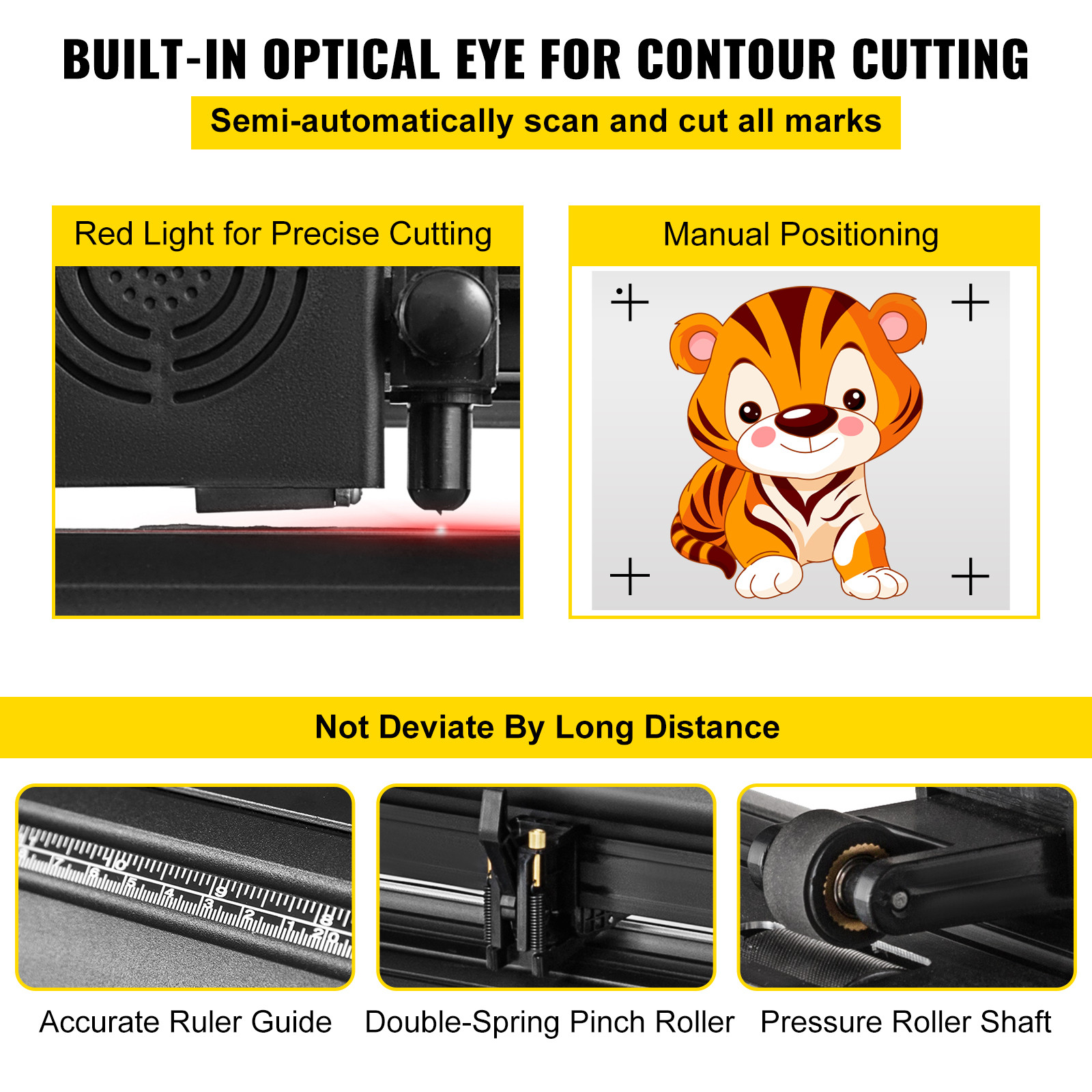 VEVOR 53in Vinyl Cutter Plotter Machine Sign Cutting Optical Eye Signmaster DIY