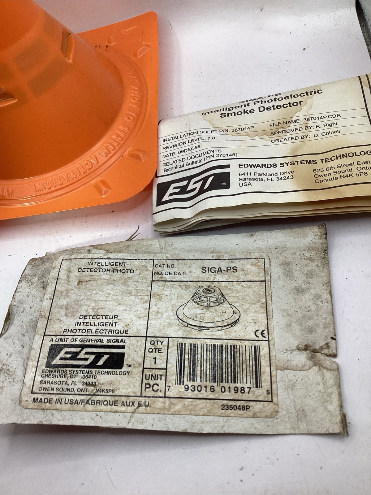 Edwards EST SIGA-PS Intelligent Detector Photo
