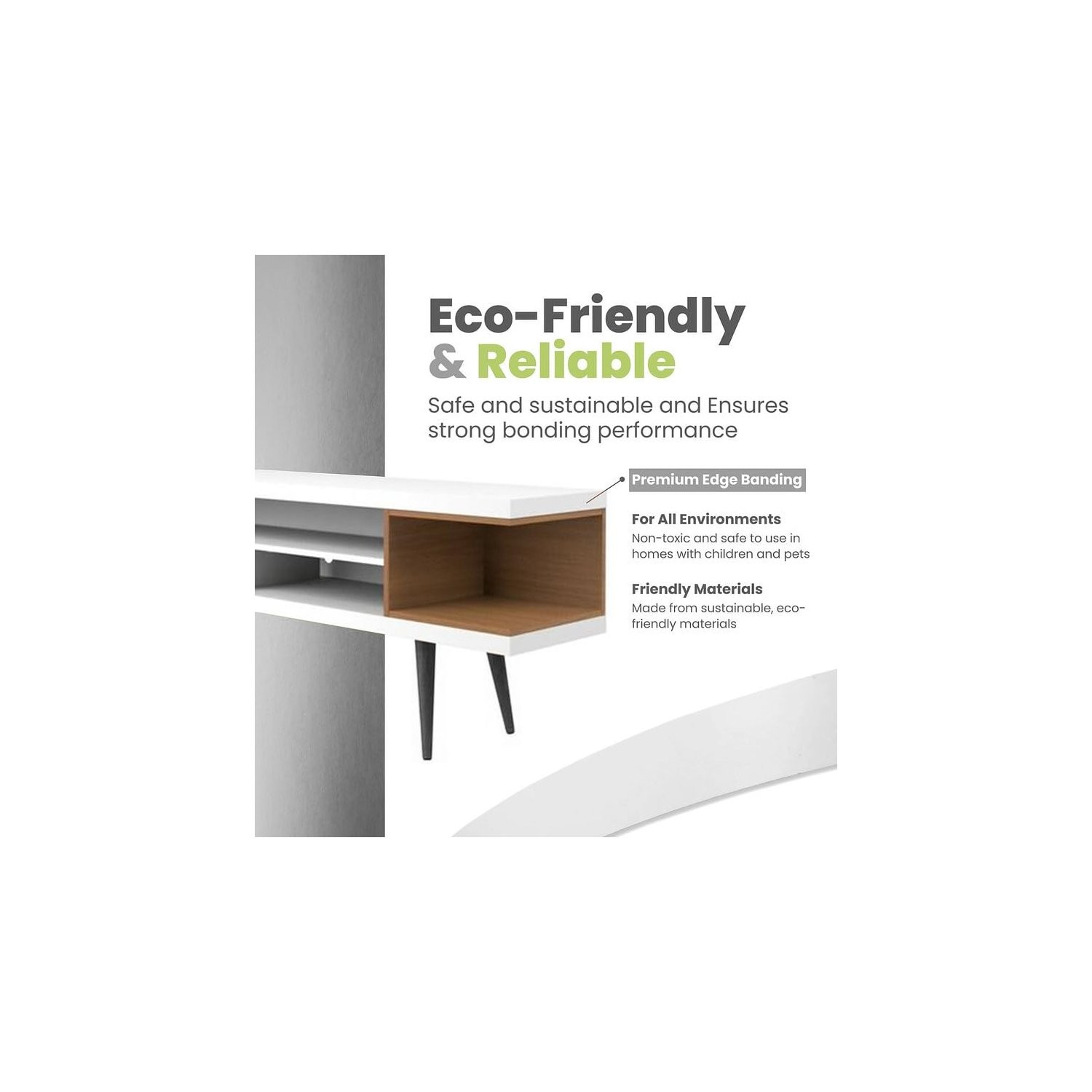 Durable White Melamine Edge Banding Roll 7/8 Inch X 250 Ft for DIY Projects