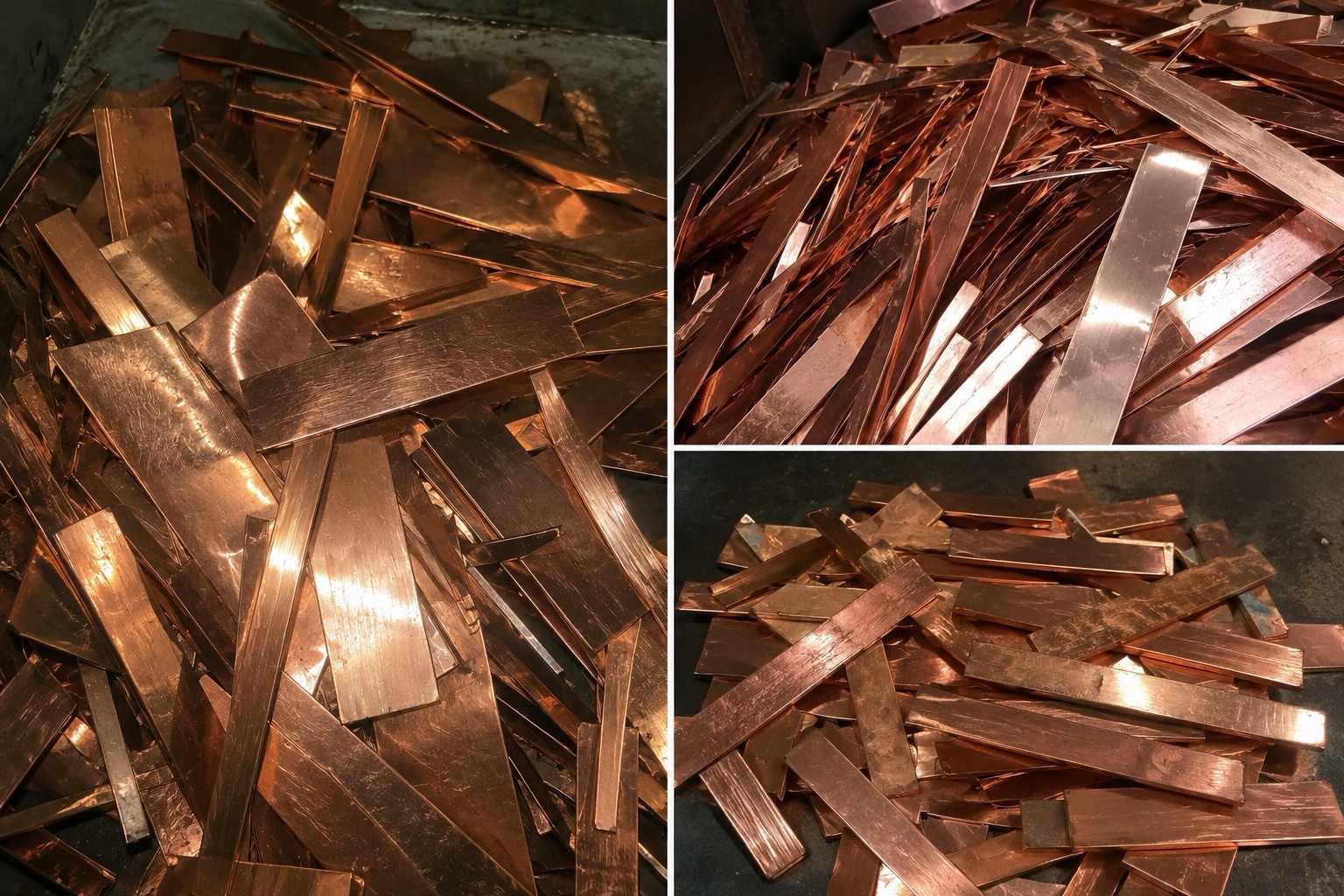 scrap copper sheet metal 1 POUND C110 pure copper 16 ounce 24 gauge