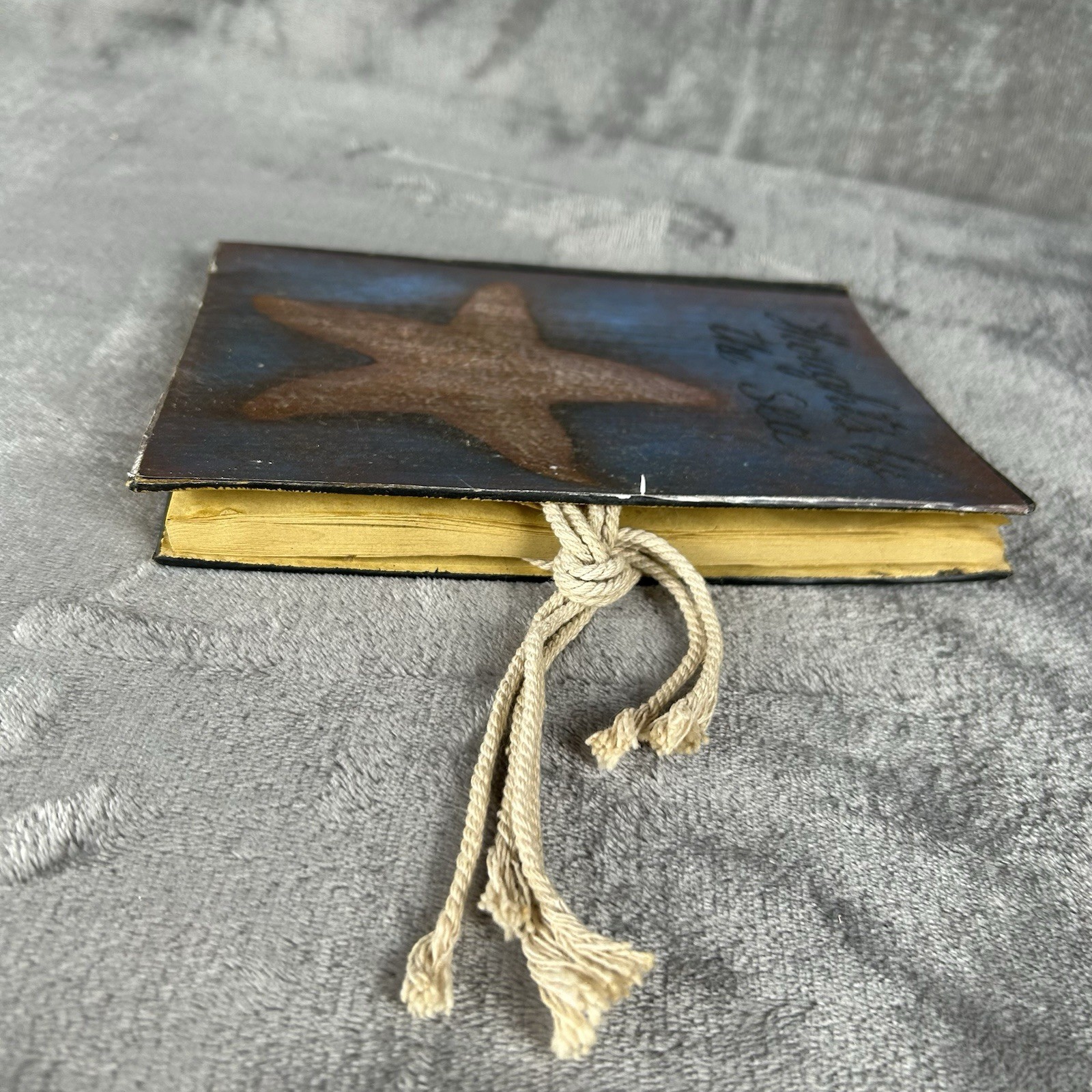 Handmade Journal Rustic Style “Thoughts By The Sea” Decortive Blank Book Beach