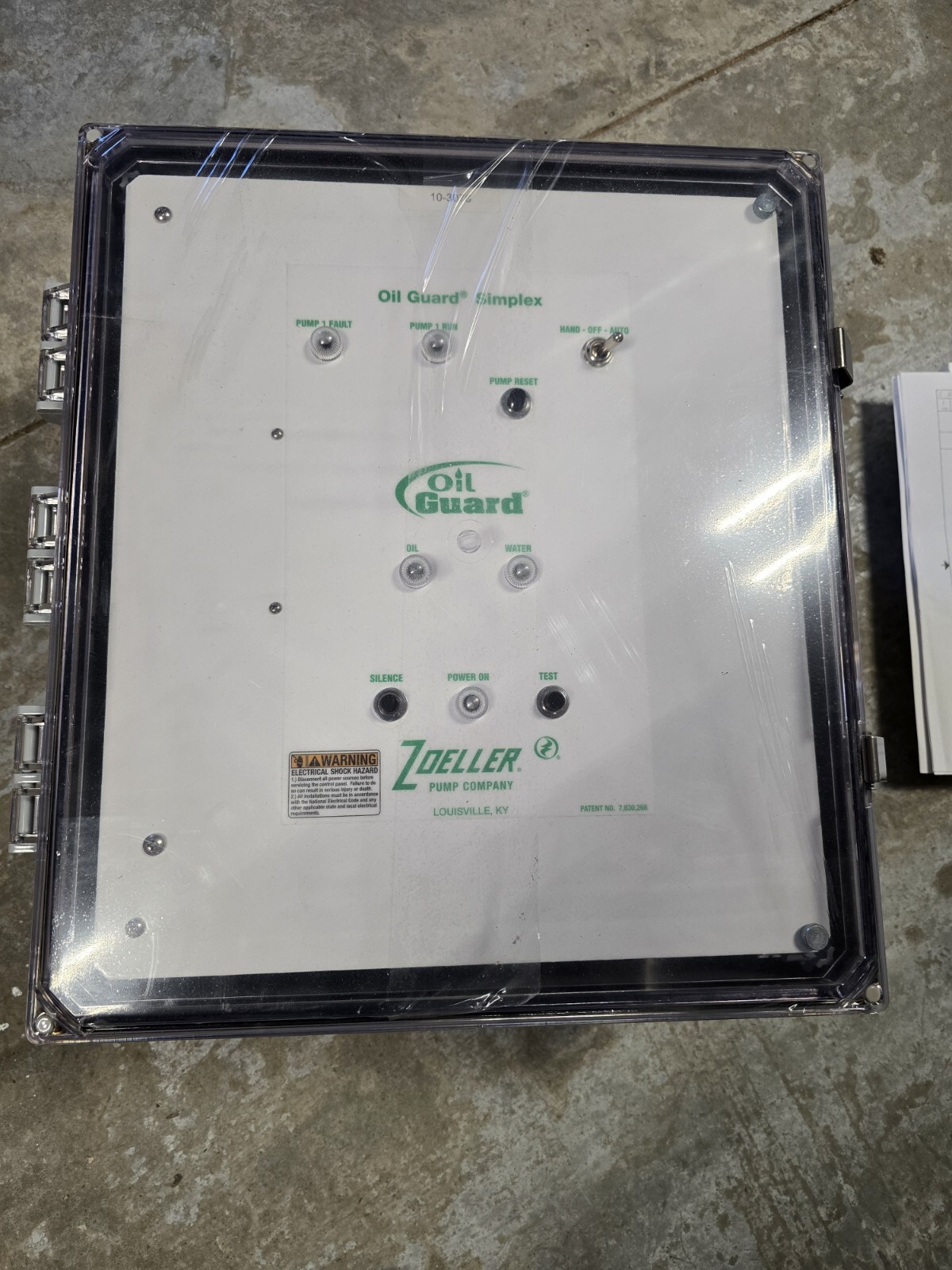 Zoeller 10-3014 Control, Sim/Oil Smart/ 460V/3PH/60Hz