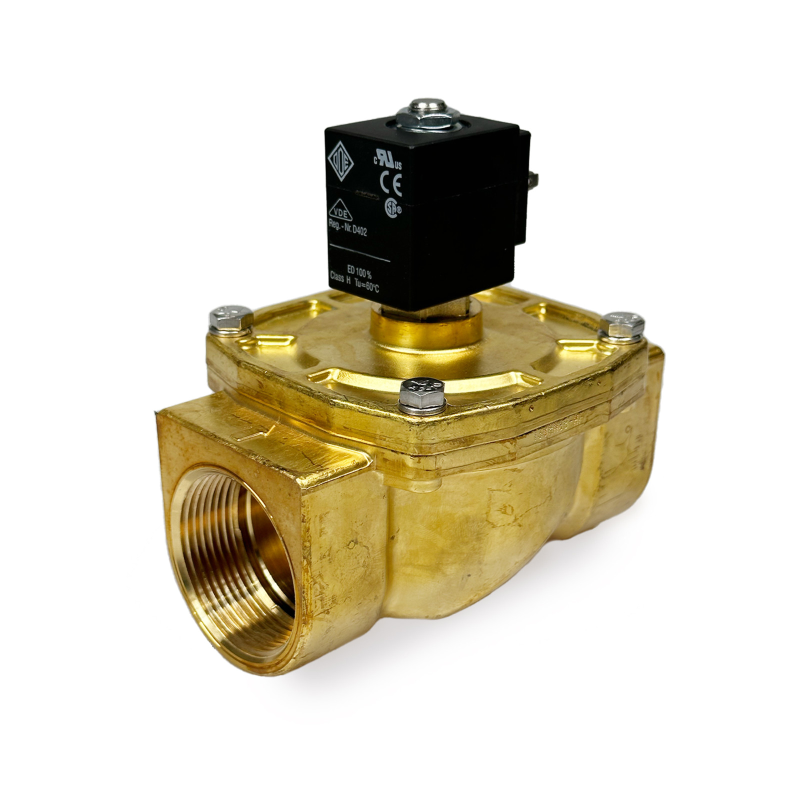 ODE 21HF8K0B400 Solenoid Valve 1-1/2″ G 2/2 WAY Normally Closed 8W 230-240VAC