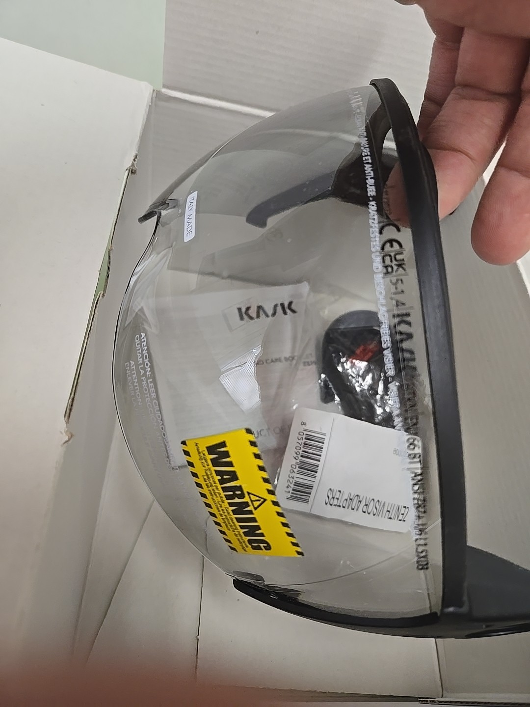 Kask WKI00003.500 Zen FF Full Face Visor Kit, Clear and smoke(2 included)