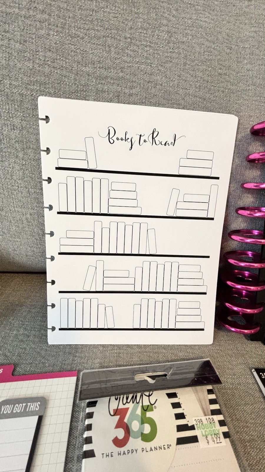The Happy Planner Classic Size Lot-covers/discs/paper/sticker books