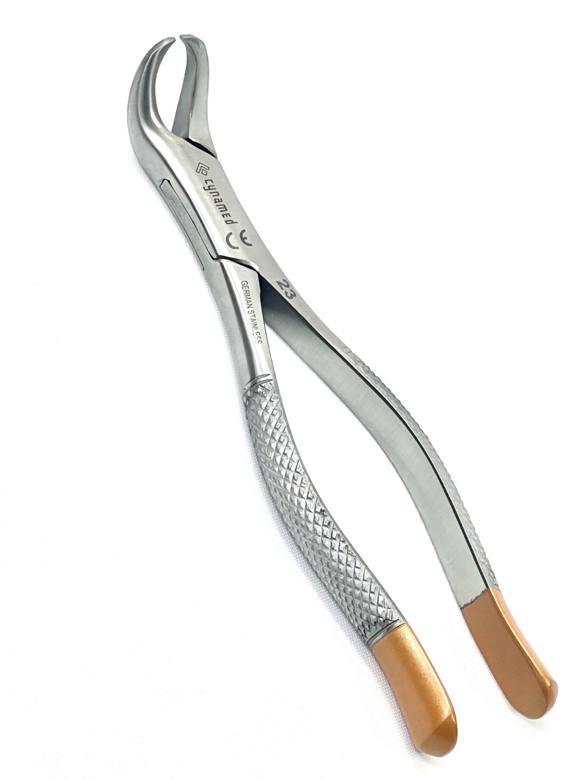 2 PREMIUM GERMAN DENTAL TOOTH EXTRACTING FORCEPS #23 COW HORN LOWER MOLAR DENTAL