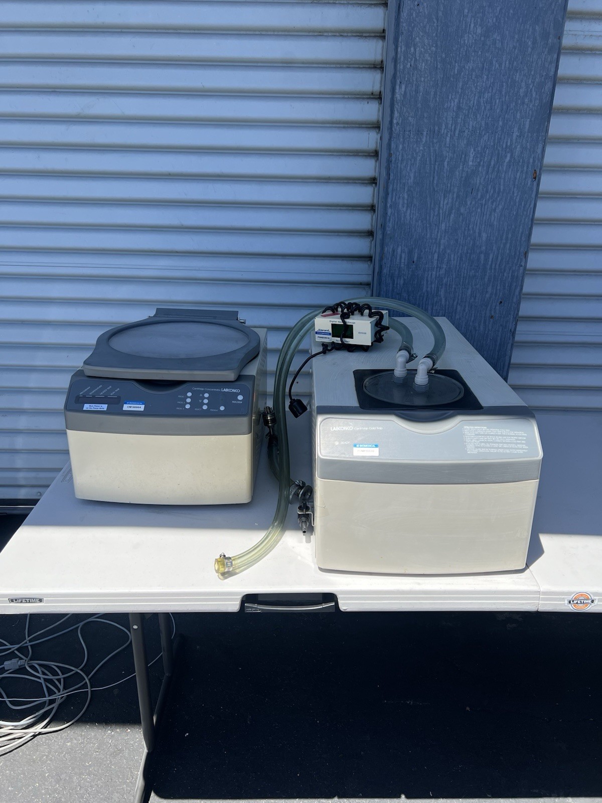 Labconco Centrivap Concentrator 7810000 And Cold Trap 7811000 With Vac Gauge