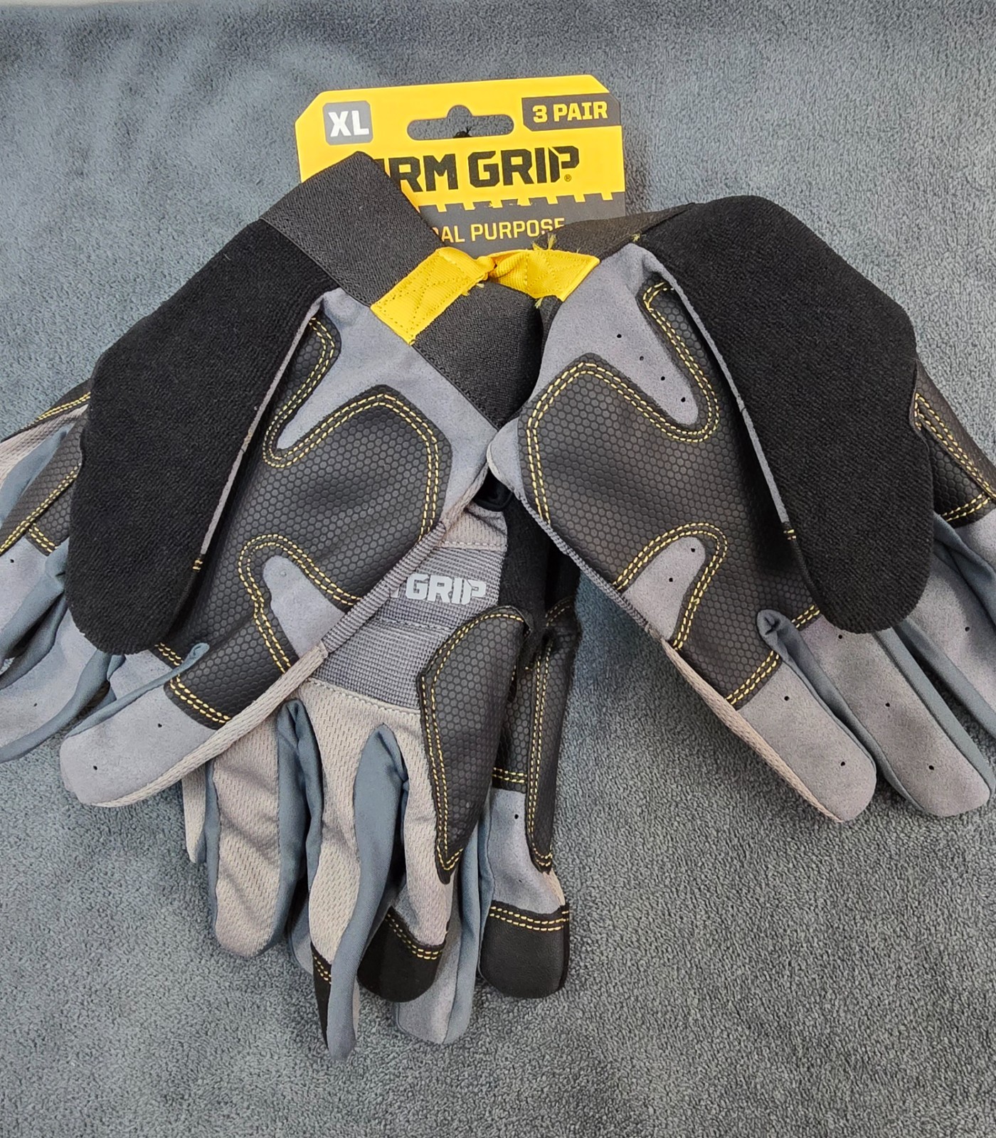 Firm Grip Extra-Large General-Purpose Work Gloves (3-Pack)