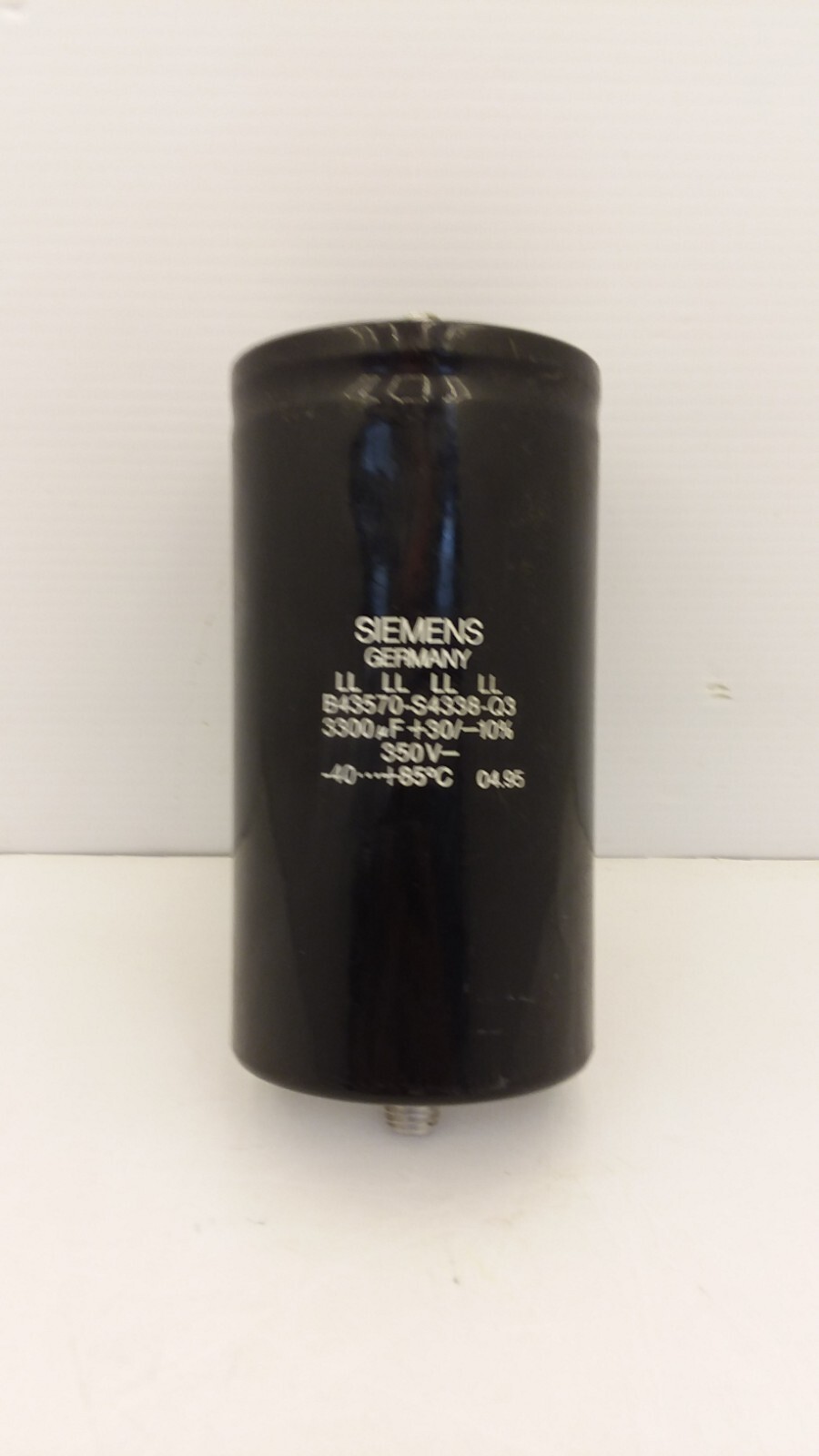 SIEMENS B43570-S4338-Q3 CAPACITOR 3300UF +30/-10% 350V -40 TO 85°C/-40 TO 185°F