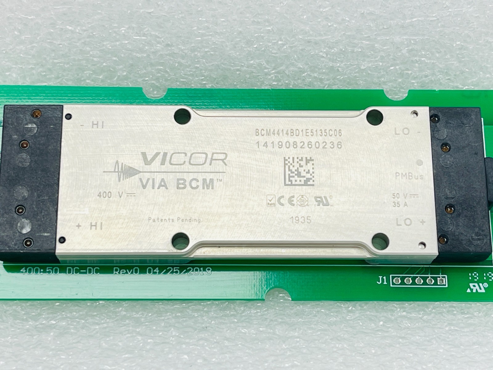 Vicor BCM4414BD1E5135C06 BCM Bus Converter Module 400V Input 50V 35A Output