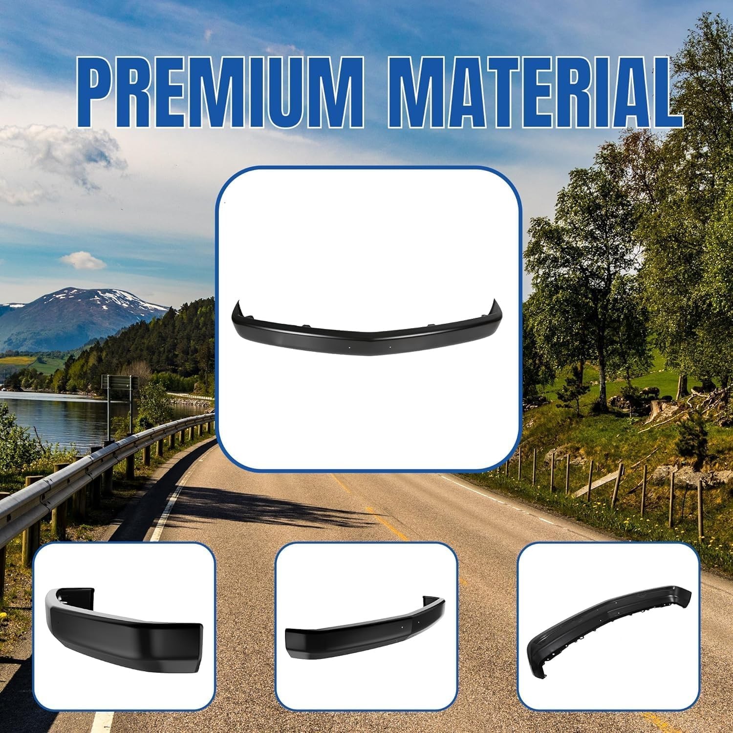 Bumper Face Bar w/LP Holes 88-98 Chevy/GMC C/K 95-99 Tahoe/Suburb/YukonGM1002168