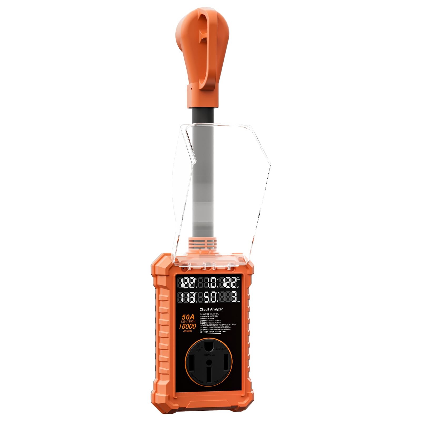 EPLCSE RV Surge Protector 50 Amp with Digital Display & Auto-Shutoff