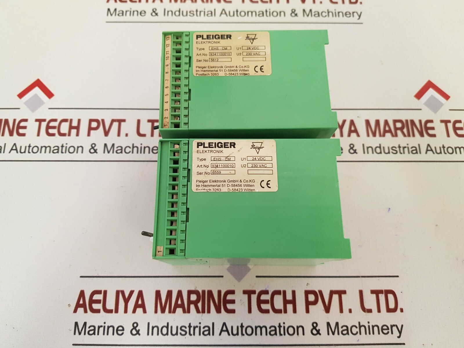 Pleiger Elektronik EHS-CM Control Module 9341100010 AC/DC 230V/24V