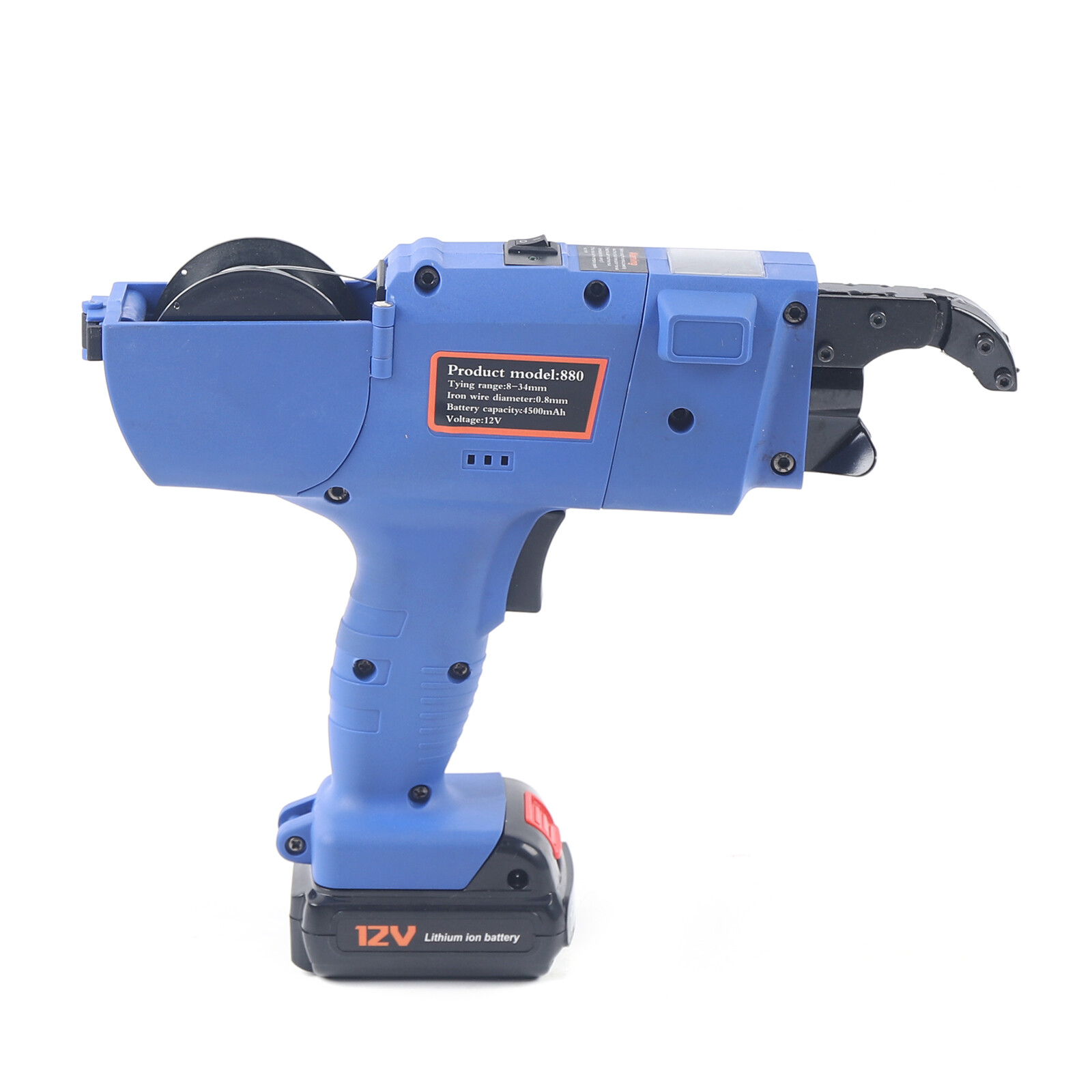 8-34mm Handheld Rebar Tie Gun Tier Machine Automatic Steel Bar Tying Tool & Wire