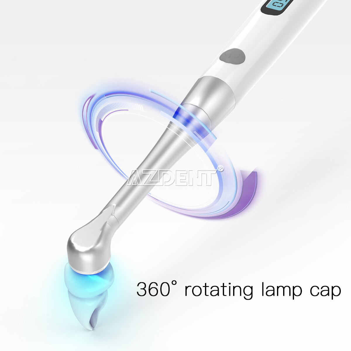 Dental Cordless LED Curing Light Lamp 1 Second Cure 800-1400mw/cm² AZDENT