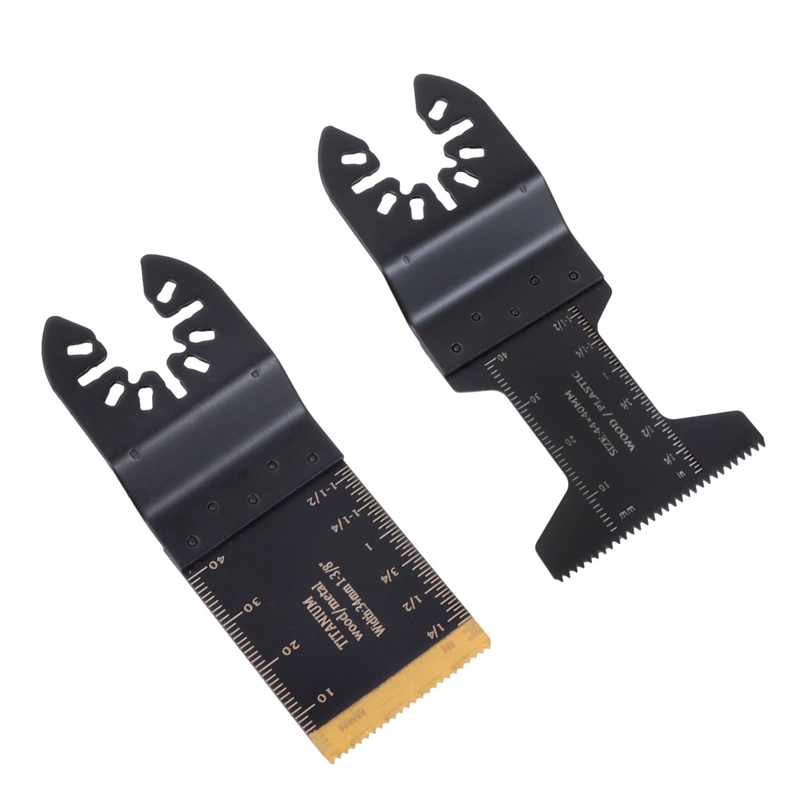 30PCS Universal Titanium Oscillating Tool Blades Japanese Tooth Multi Tool Blade