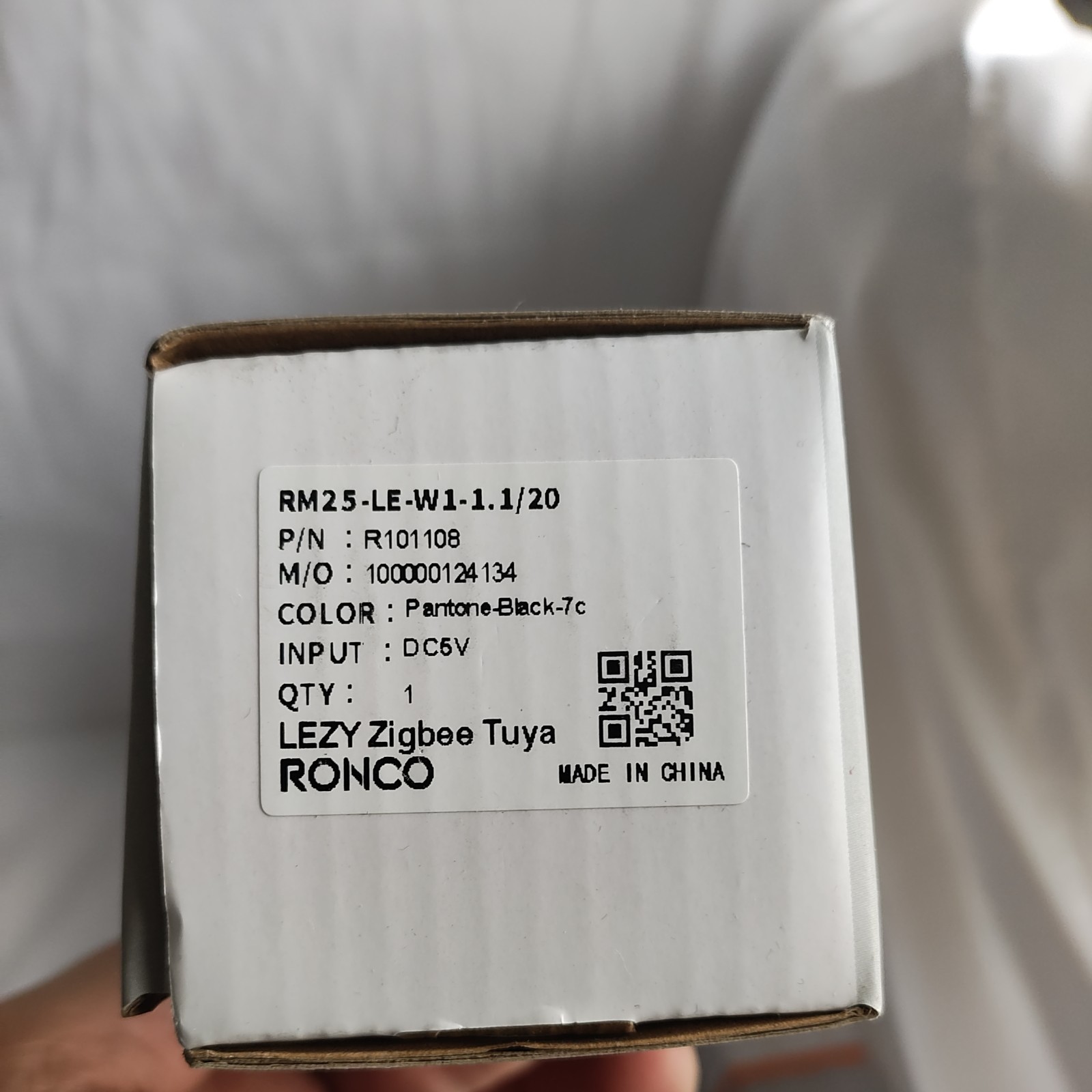 Ronco Tubular Motor for Screens/Awnings/Blind RM25-LE-W1-1.1/20