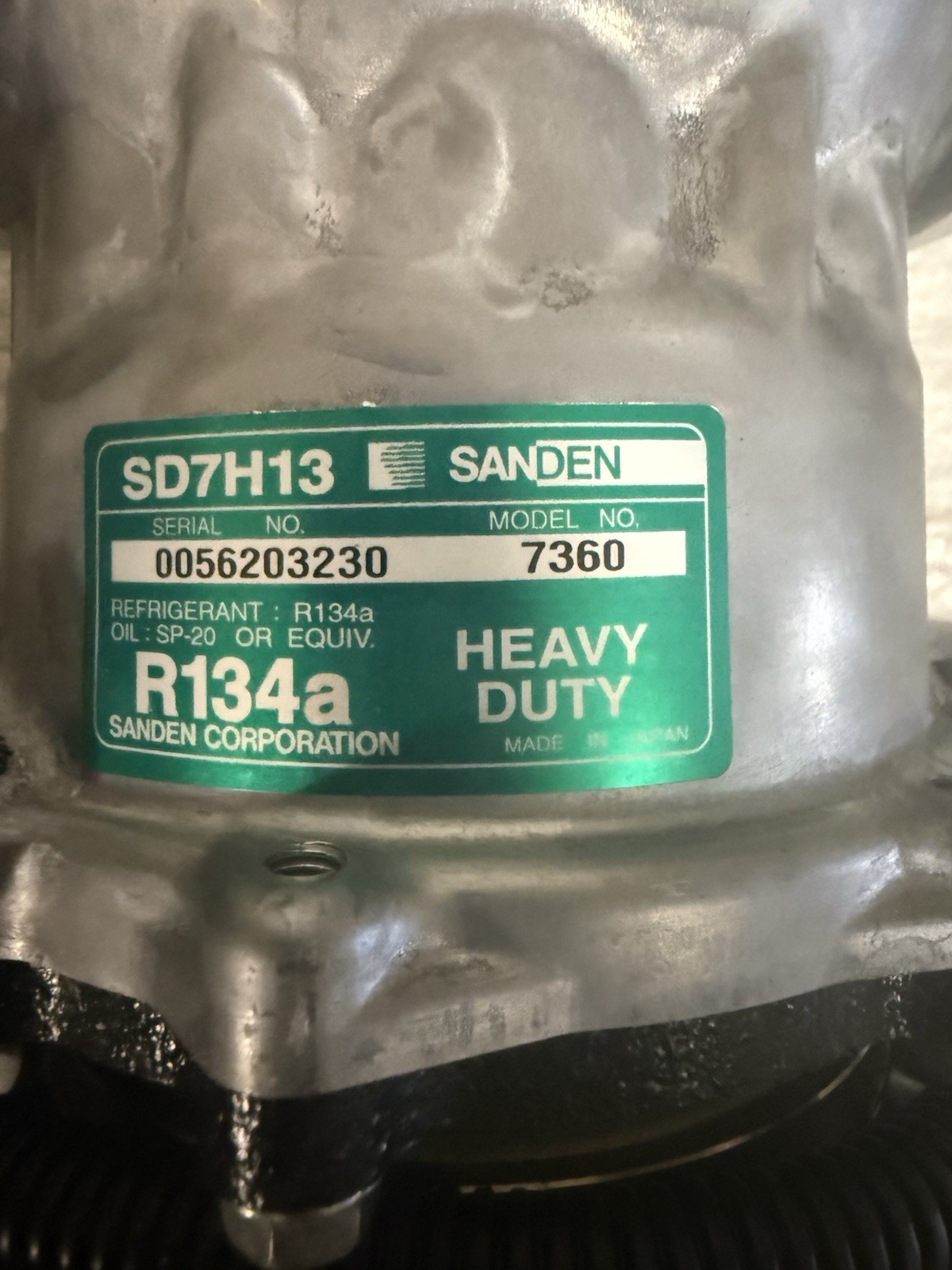 sanden sd7h13 7360 AC Compressor New In Box