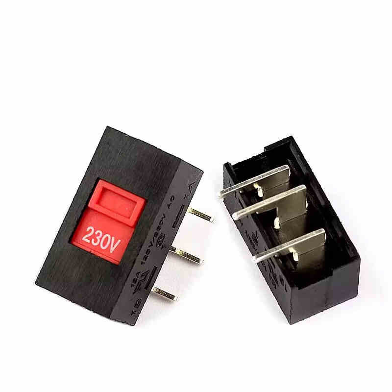 Voltage Selector Slide Switch AC 110V-220V / 115V-220V / 115V-230V 3 Pin 6 Pin
