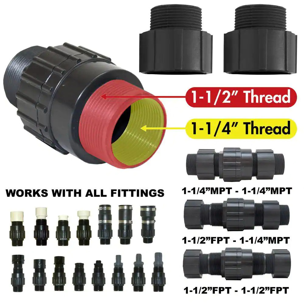 1-1/4 In. or 1-1/2 In. NPT Universal Check Valve
